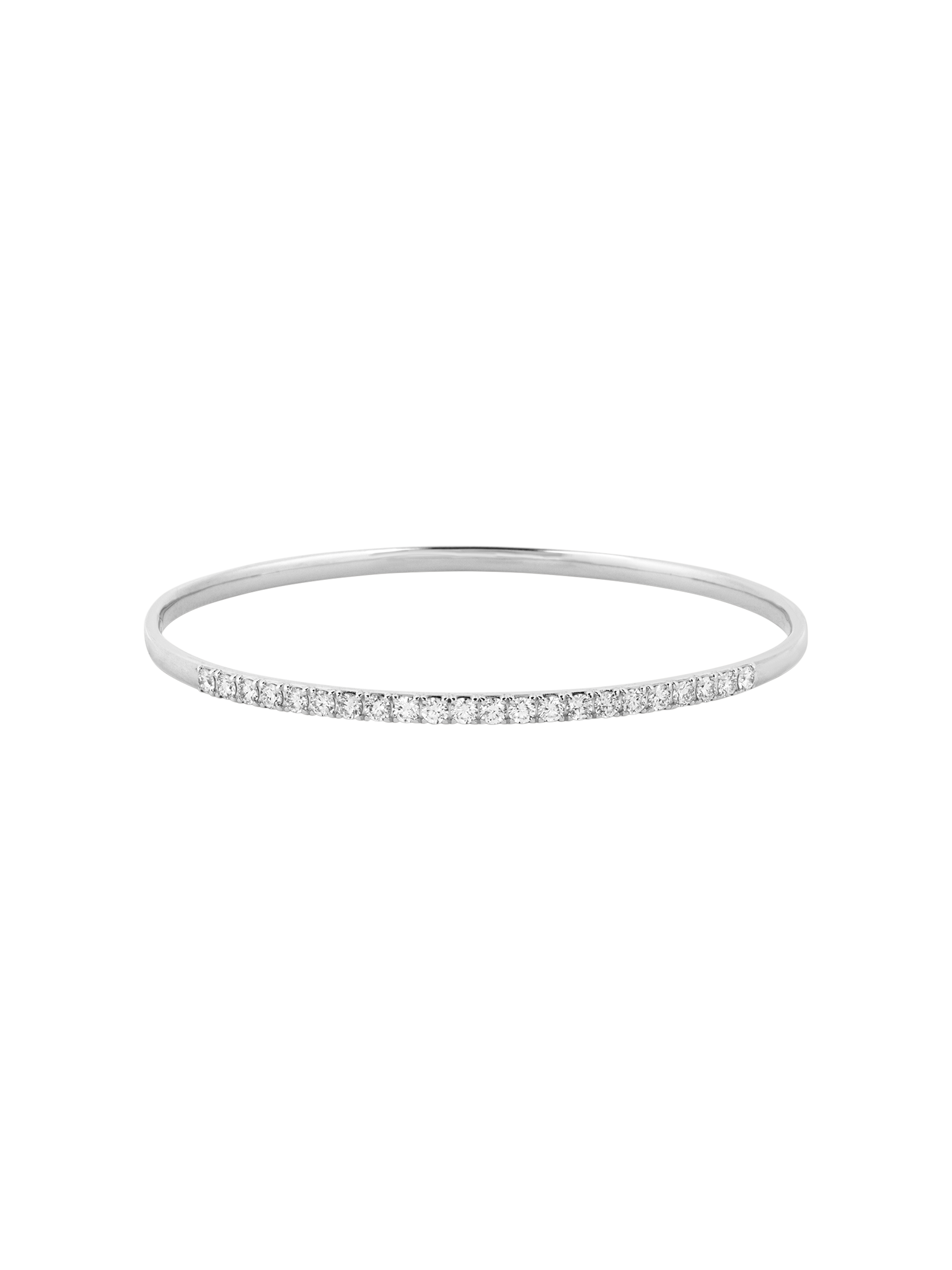 Leonis bangle - white gold